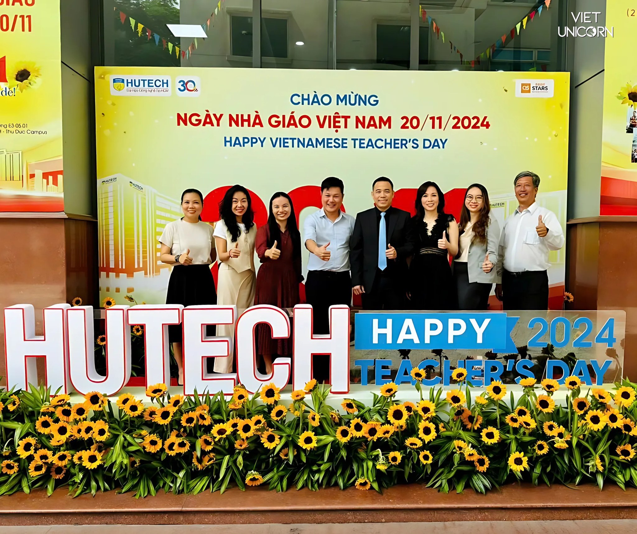 Ban lãnh đạo Viet Unicorn làm việc cùng Đại diện Trường Đại học Hutech